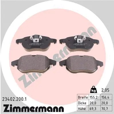 Front brake pad set disc - disc,