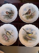 Royal Albert boxed cabinet plates woodland bird’s collection