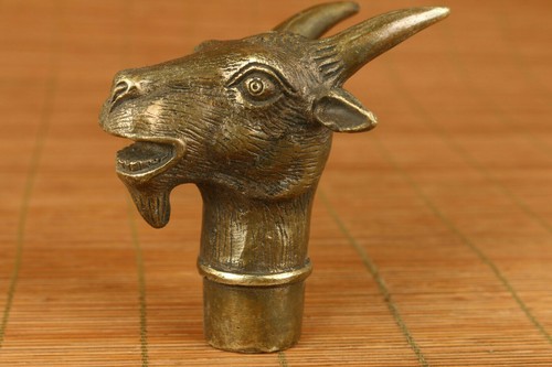 Antique bronze hand - , carved