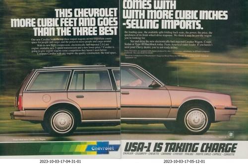 1983 chevrolet cavalier - 1983,