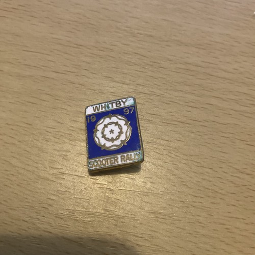 Scooter rally badge whitby - badge,