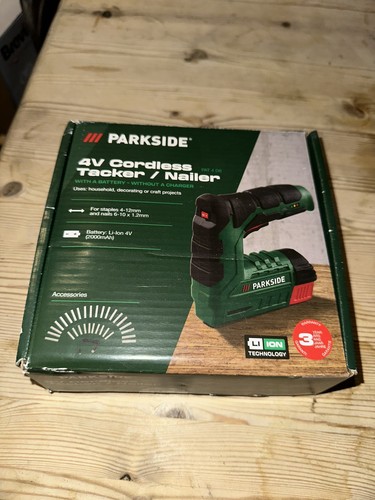 Parkside cordless nailer - parkside, 4v