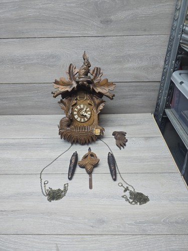 Vintage black forest cuckoo - black,