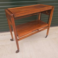 Vintage Tri-Magic Metamorphic Folding Tea Drinks Trolley Mid Century Mobile Tray