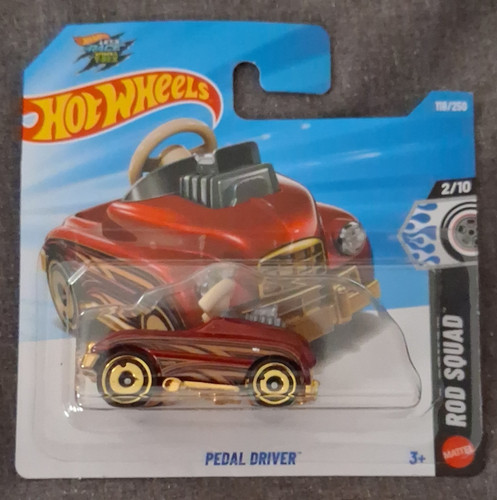 Hot wheels rod squad pedal - hot,