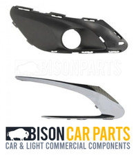 NEW FOR PEUGEOT 308 ALLURE 13-18 FRONT BUMPER FOGLIGHT GRILLE WITH CHROME RIGHT