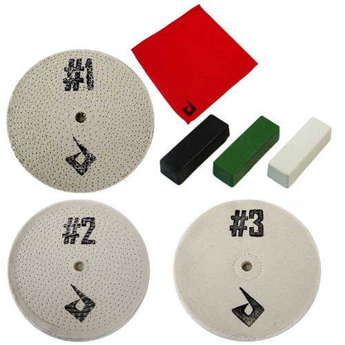 Steel polishing kit wheels - kit, &