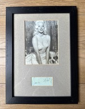 Diana Dors Signed Autograph
