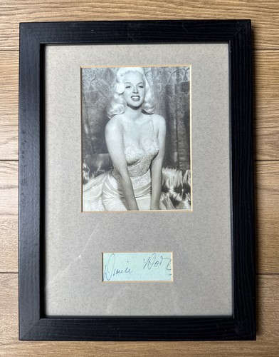 Diana dors signed autograph - signed,