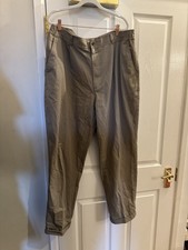 Vintage Bugle Boy Khakis Pants 90s Men Pleated Waist Darts Khaki Tan Dad Preppy
