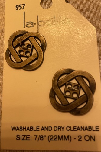 Pair square metal antiqued - of,