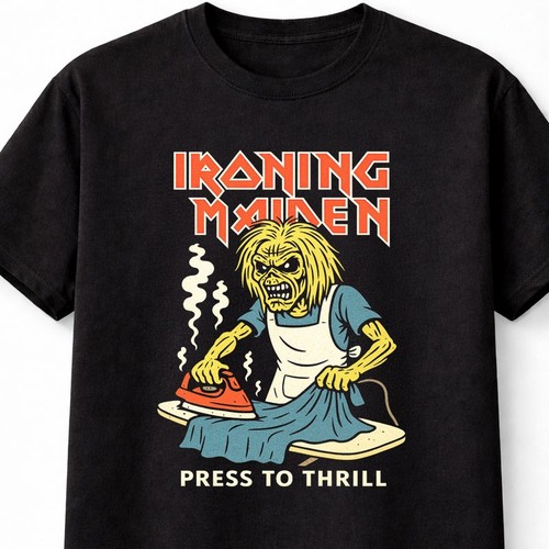 Ironing maiden funny heavy - funny,