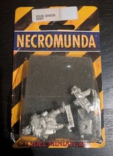 Necromunda House Cawdor Heavy Bolter Oop Metal in blister