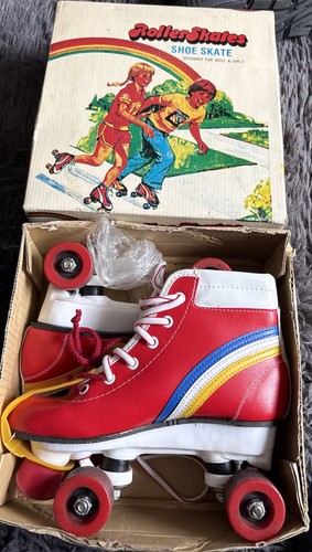 Vintage roller skates boxed - vintage,