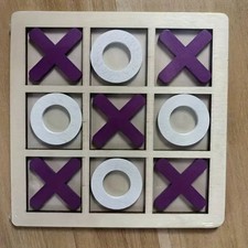 🌟 Wooden Noughts & Crosses