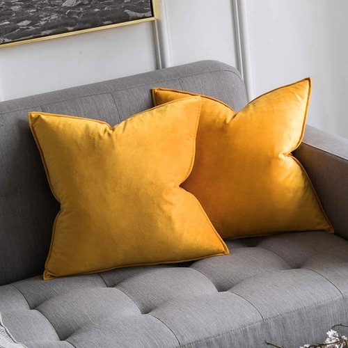 Velvet plush cushion cover - plush,