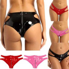 Women Zipper Crotch Boxer