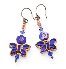 BUTTERFLY Flower Earrings