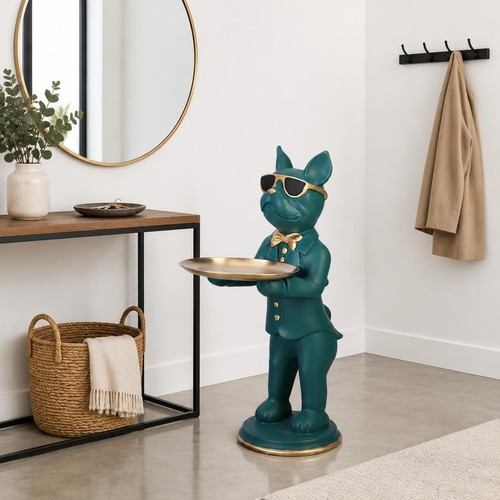 Floor standing dog sculpture - standing,