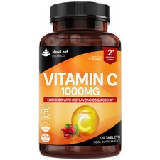Vitamin C Tablets 1000mg - Enriched With Bioflavonoids, Rosehip & Ascorbic Acid