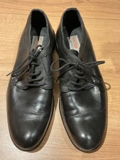 BERTIE BLACK LEATHER DERBY