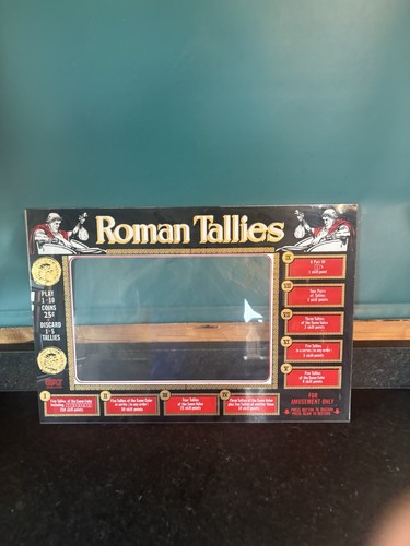 Vintage roman tallies - tallies, window
