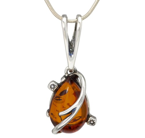 Natural baltic amber sterling - natural,