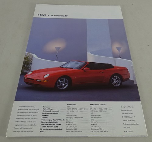 Brochure porsche 911 - brochure/brochure,