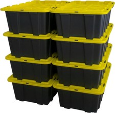 Set of 8 12 Gallon Black