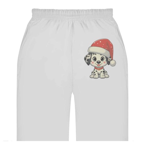 Baby dalmatian santa - dalmatian, hat'