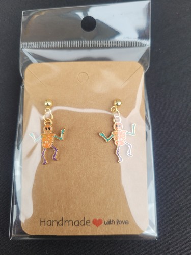 Handmade halloween earrings - handmade,
