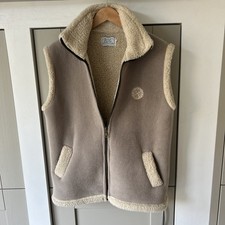 Ladies Faux Sheepskin Gilet