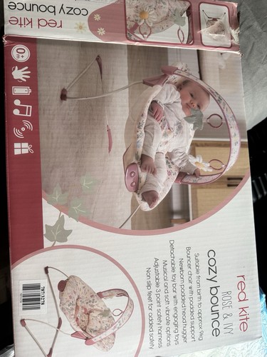 Red kite bouncer chair with - red,