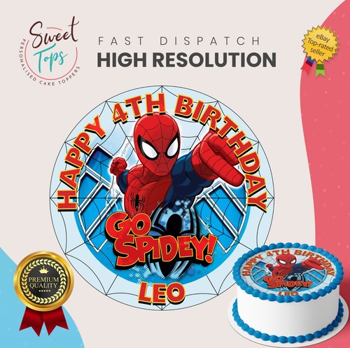 Spiderman personalised round - personalised,