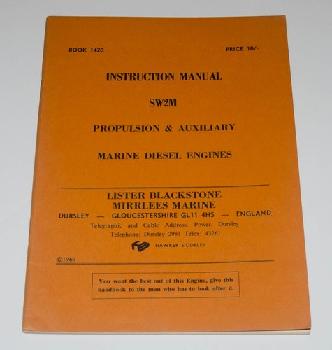 Lister sw2m propulsion - lister, &