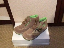 Kickers Kick Hi Kids Yoda Lightsaber Brown Suede Star Wars Uk 1