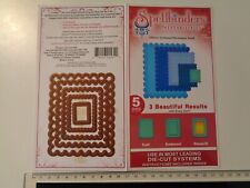 Spellbinders Nestabilities Classic Scalloped Rectangle Frames - Craft Die Set 