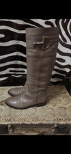Gucci Leather Riding Grey