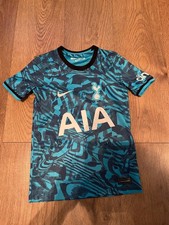 Nike Kids Junior Away Tottenham Hotspur T-Shirt XS 7-8 Years Blue