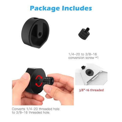 Tripod mount adapter - mount, aluminum