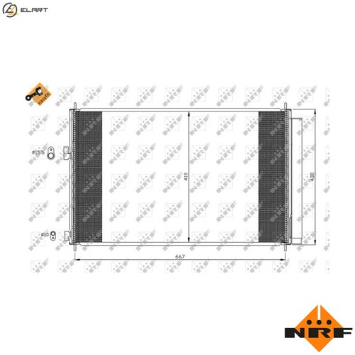 Condenser air conditioning - condenser,