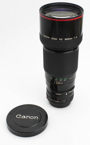 Canon 300mm 4 telephoto - canon, fd