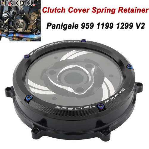 Black racing clear clutch - racing,