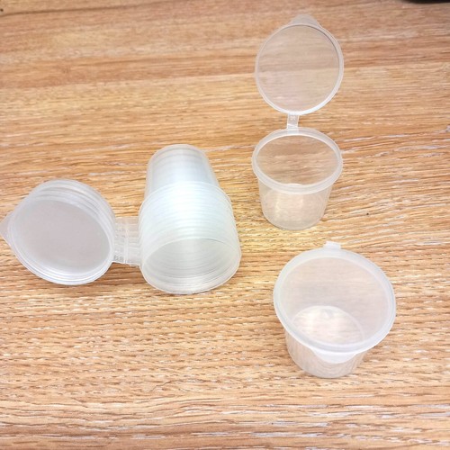 25ml small 1oz clear pots - 25ml,