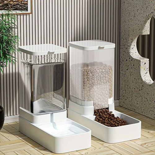 Self feeding pet feeder food - feeder, &