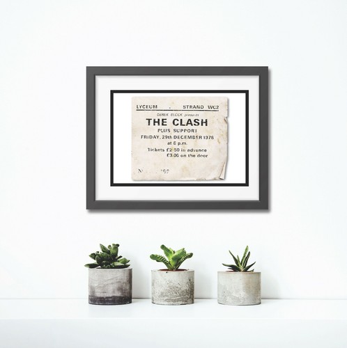 The clash concert ticket stub - clash,