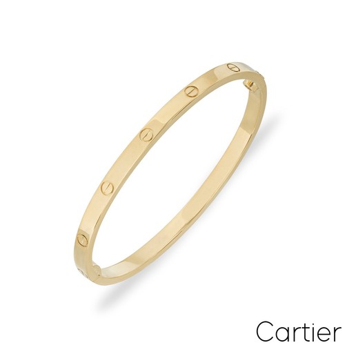 Cartier yellow gold plain - plain, sm