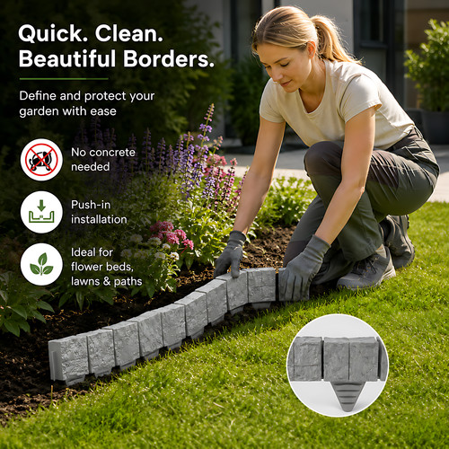 Garden lawn border edging - garden,
