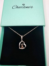 Doberman Dog 925 Silver