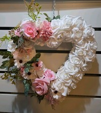 Heart shape Wreath with Roses